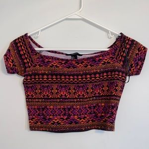 aztec crop top